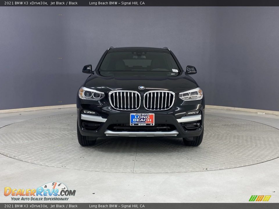2021 BMW X3 xDrive30e Jet Black / Black Photo #2