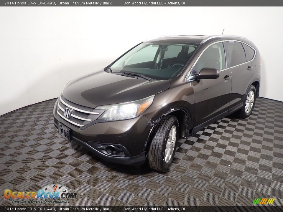 2014 Honda CR-V EX-L AWD Urban Titanium Metallic / Black Photo #9