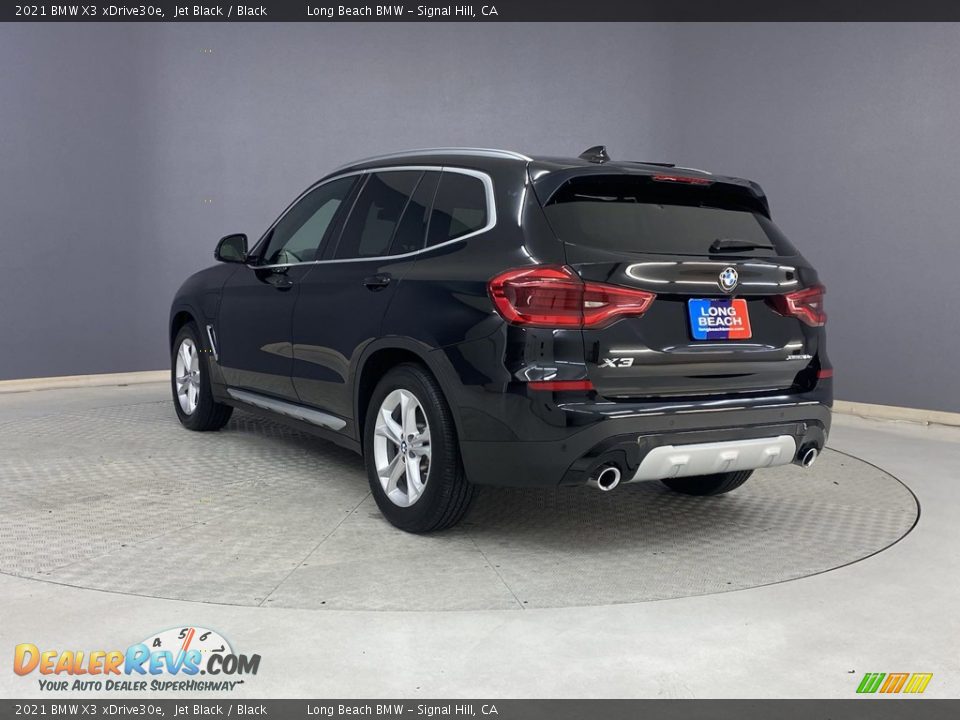 2021 BMW X3 xDrive30e Jet Black / Black Photo #3