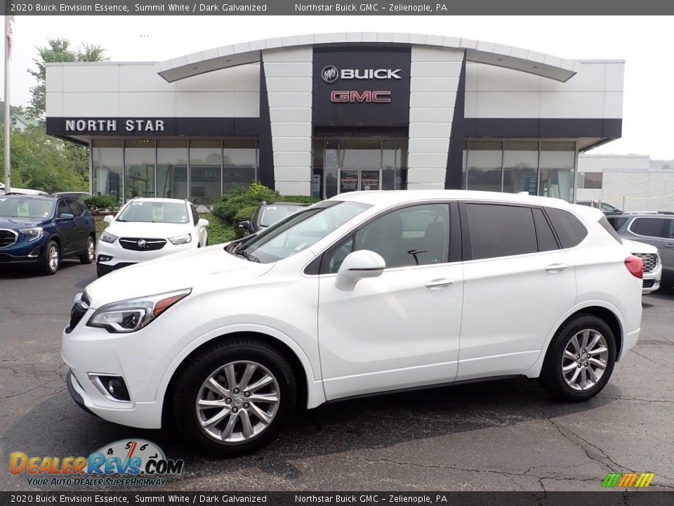 2020 Buick Envision Essence Summit White / Dark Galvanized Photo #1