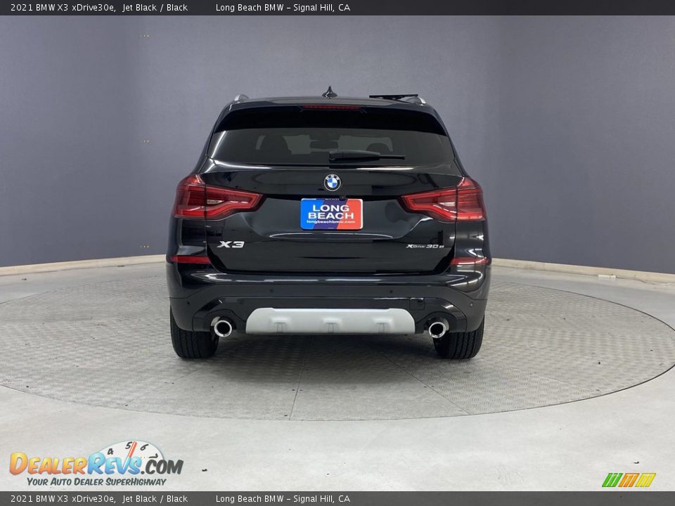 2021 BMW X3 xDrive30e Jet Black / Black Photo #4