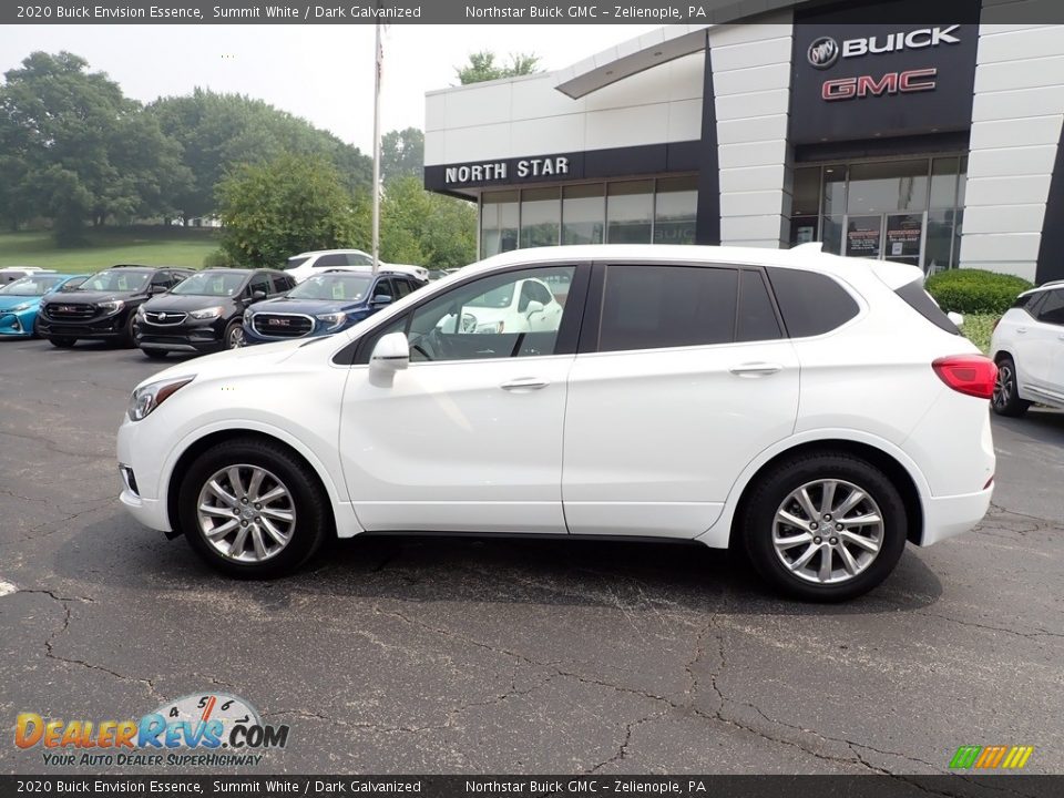2020 Buick Envision Essence Summit White / Dark Galvanized Photo #2