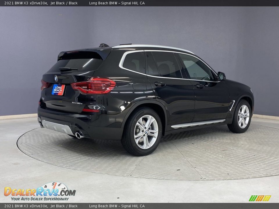 2021 BMW X3 xDrive30e Jet Black / Black Photo #5