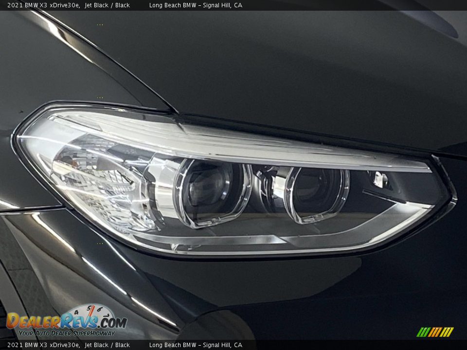 2021 BMW X3 xDrive30e Jet Black / Black Photo #6