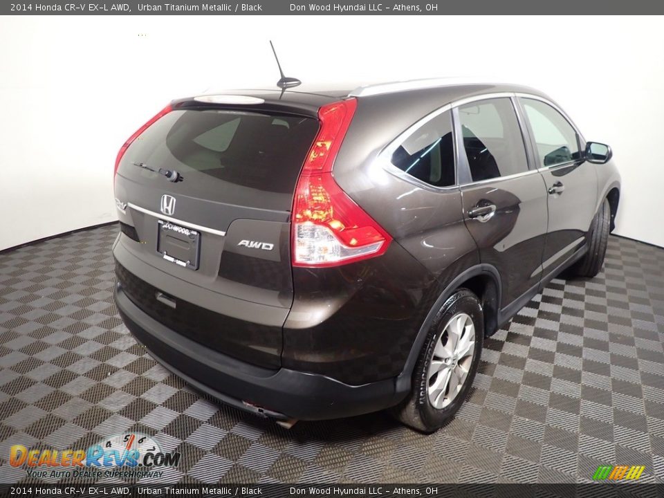 2014 Honda CR-V EX-L AWD Urban Titanium Metallic / Black Photo #16