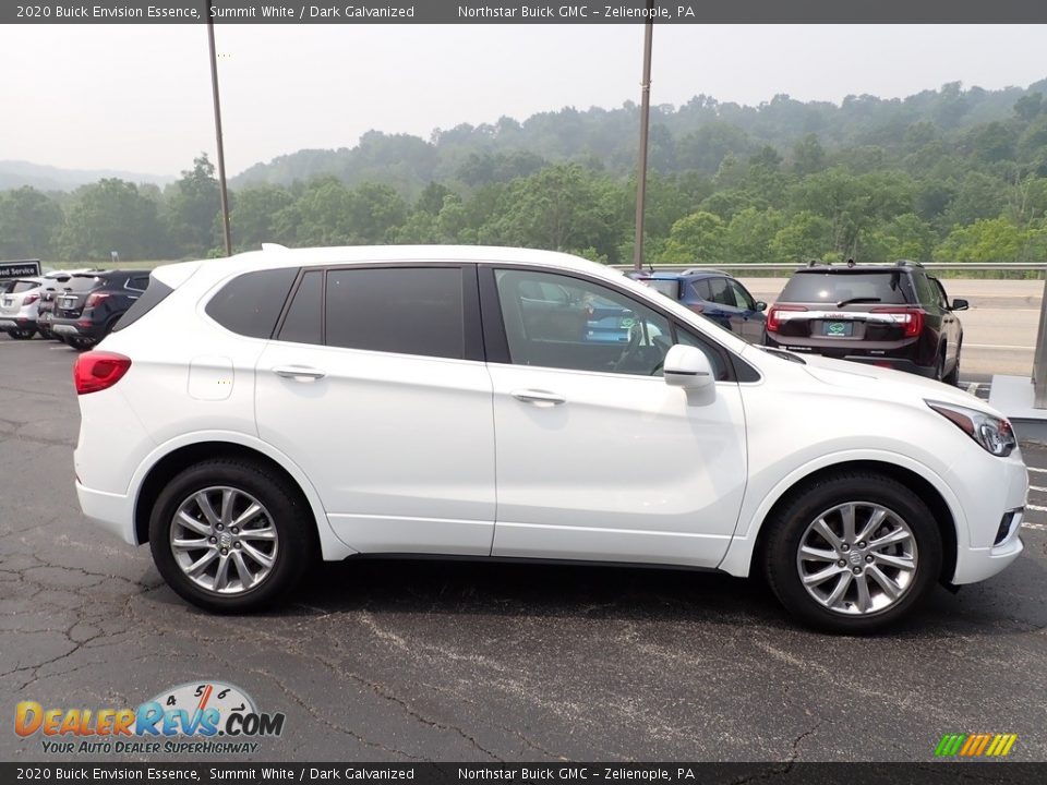 2020 Buick Envision Essence Summit White / Dark Galvanized Photo #8