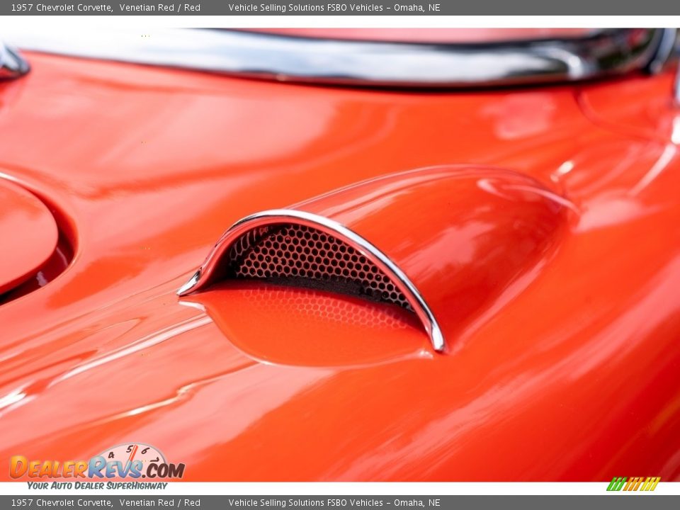 1957 Chevrolet Corvette Venetian Red / Red Photo #12