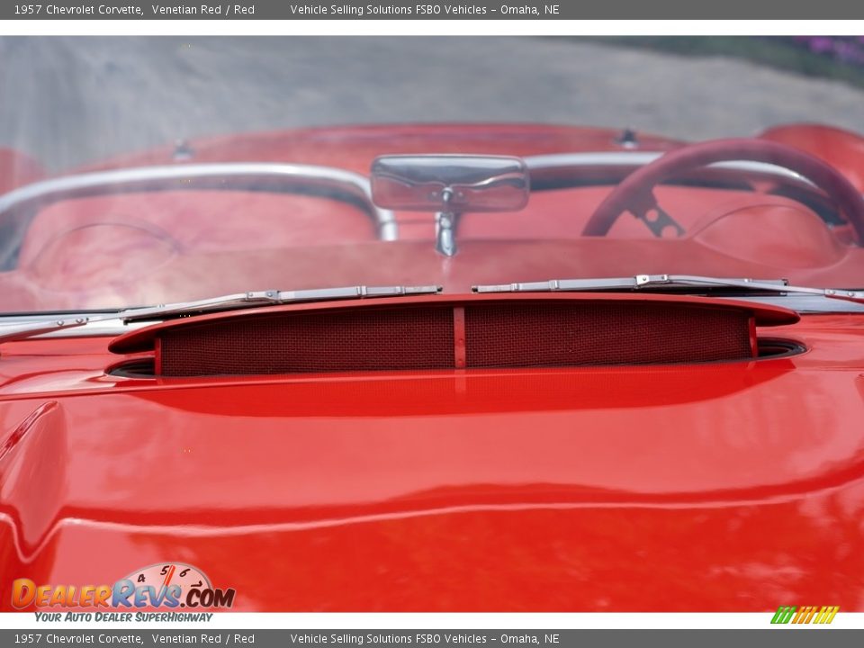 1957 Chevrolet Corvette Venetian Red / Red Photo #14