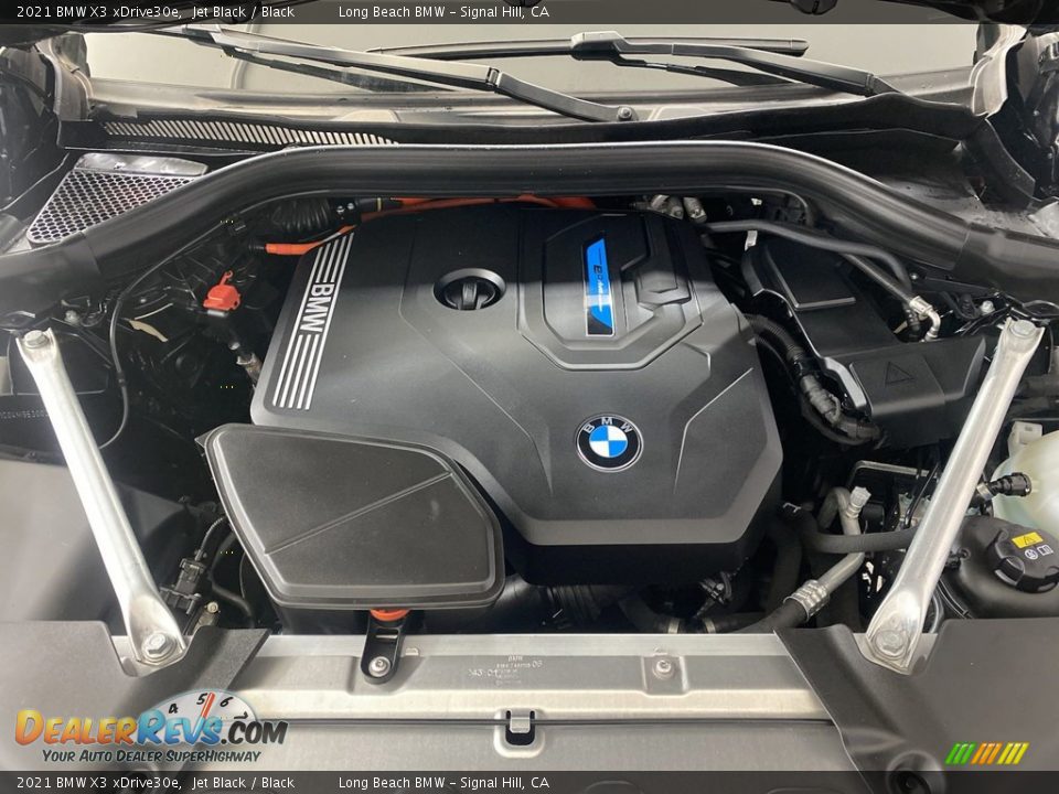 2021 BMW X3 xDrive30e Jet Black / Black Photo #11