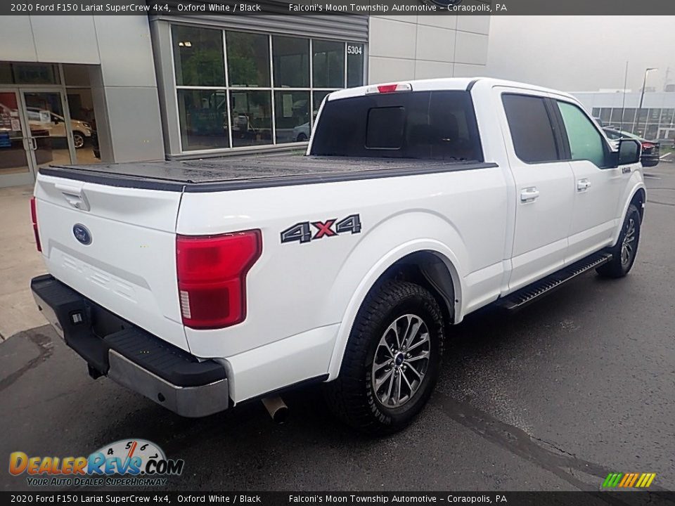 2020 Ford F150 Lariat SuperCrew 4x4 Oxford White / Black Photo #2