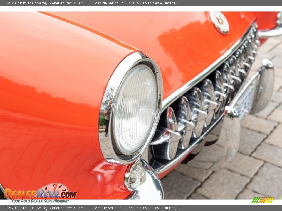 1957 Chevrolet Corvette Venetian Red / Red Photo #17