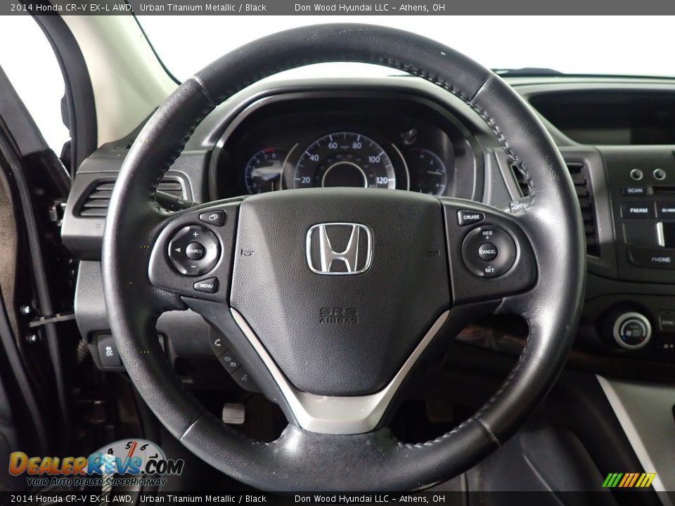 2014 Honda CR-V EX-L AWD Urban Titanium Metallic / Black Photo #23