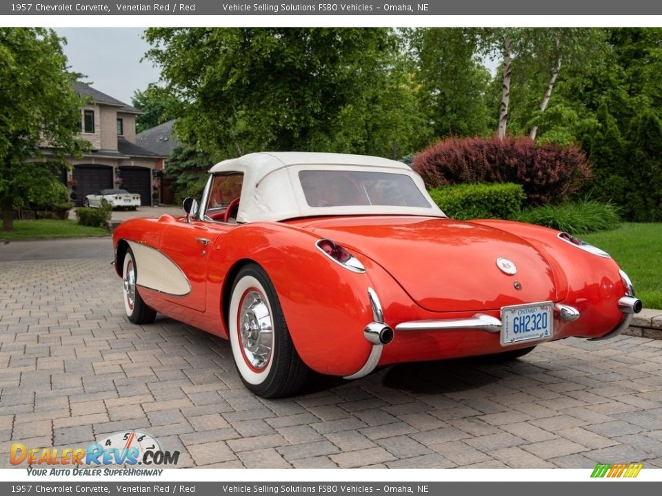 1957 Chevrolet Corvette Venetian Red / Red Photo #18