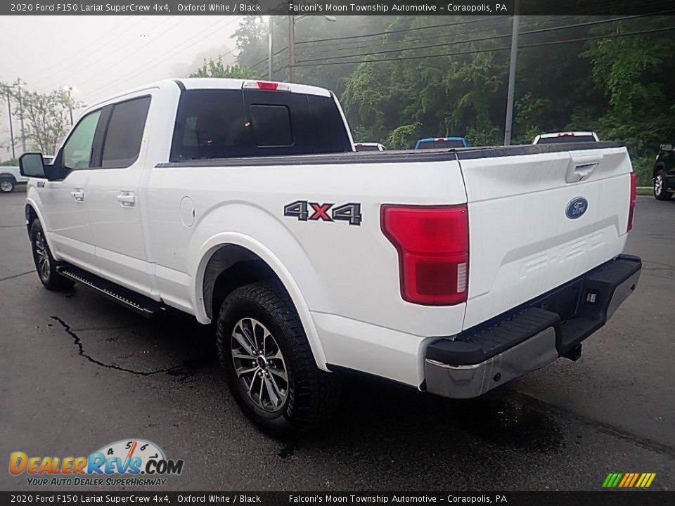 2020 Ford F150 Lariat SuperCrew 4x4 Oxford White / Black Photo #5