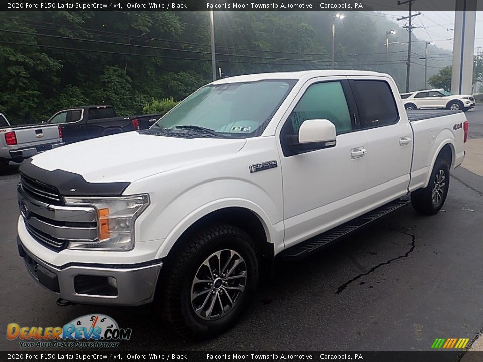 2020 Ford F150 Lariat SuperCrew 4x4 Oxford White / Black Photo #7