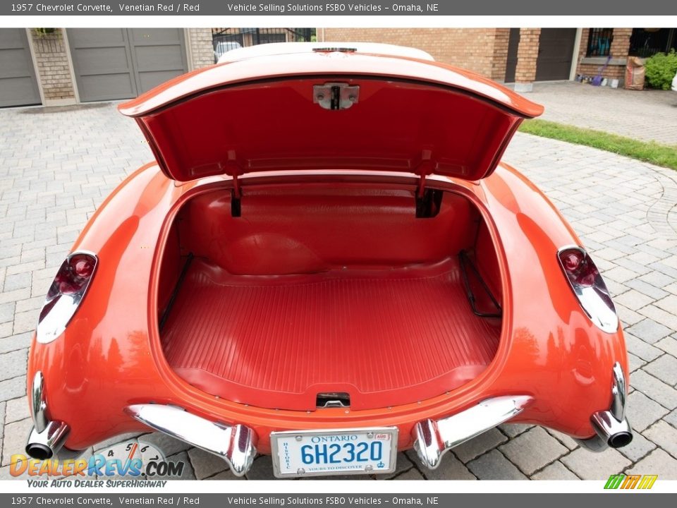 1957 Chevrolet Corvette Venetian Red / Red Photo #21