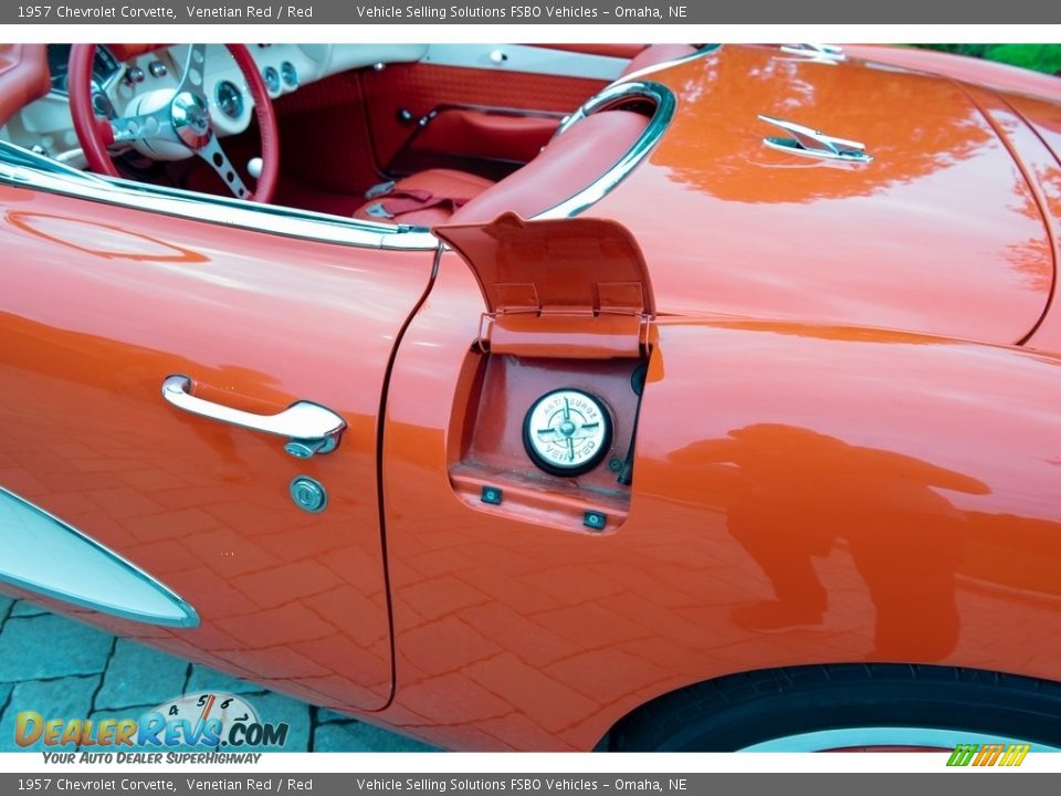 1957 Chevrolet Corvette Venetian Red / Red Photo #22