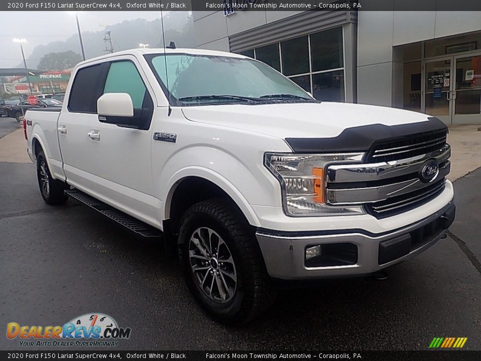 2020 Ford F150 Lariat SuperCrew 4x4 Oxford White / Black Photo #9