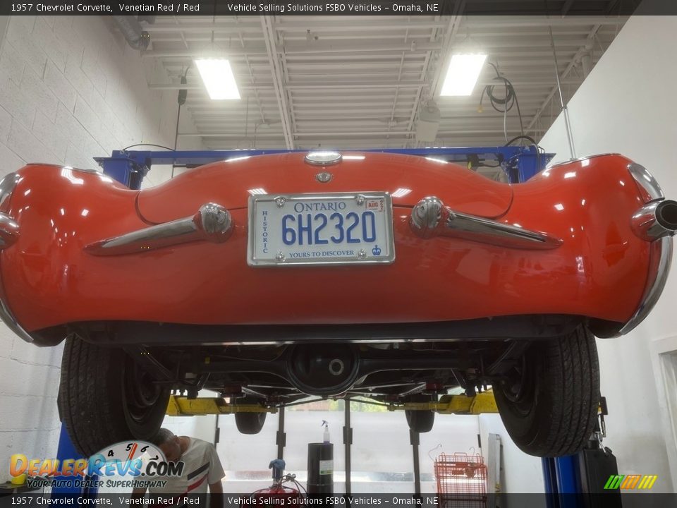 1957 Chevrolet Corvette Venetian Red / Red Photo #24