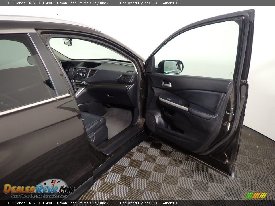 2014 Honda CR-V EX-L AWD Urban Titanium Metallic / Black Photo #34