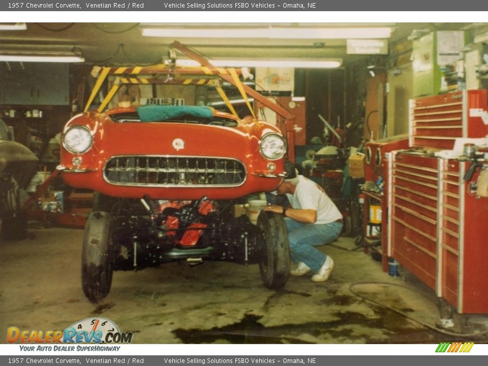 1957 Chevrolet Corvette Venetian Red / Red Photo #30