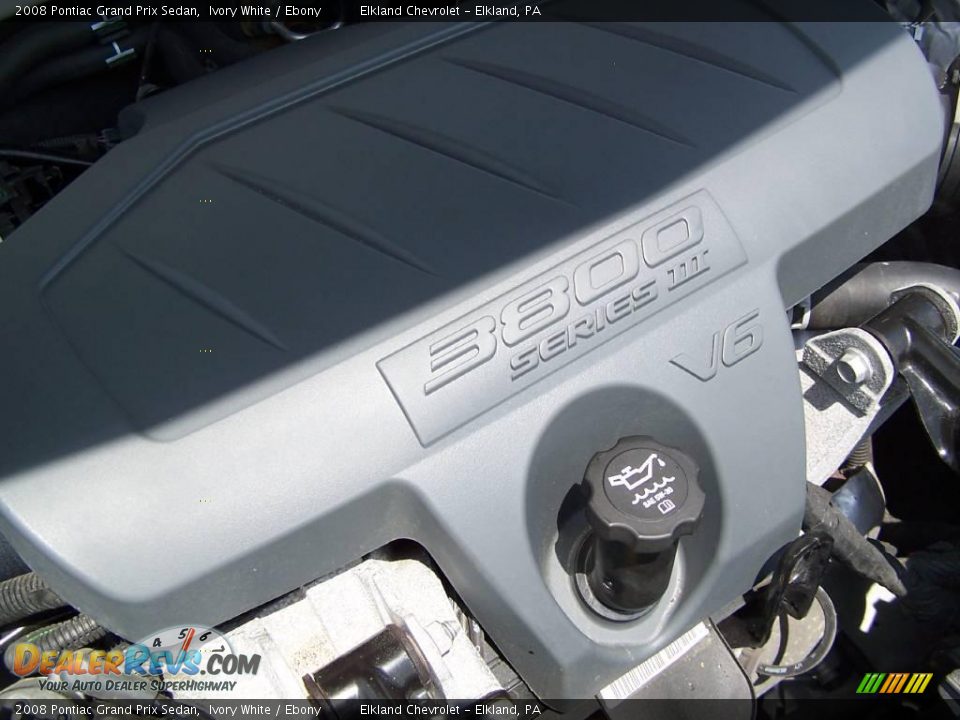 2008 Pontiac Grand Prix Sedan Ivory White / Ebony Photo #14