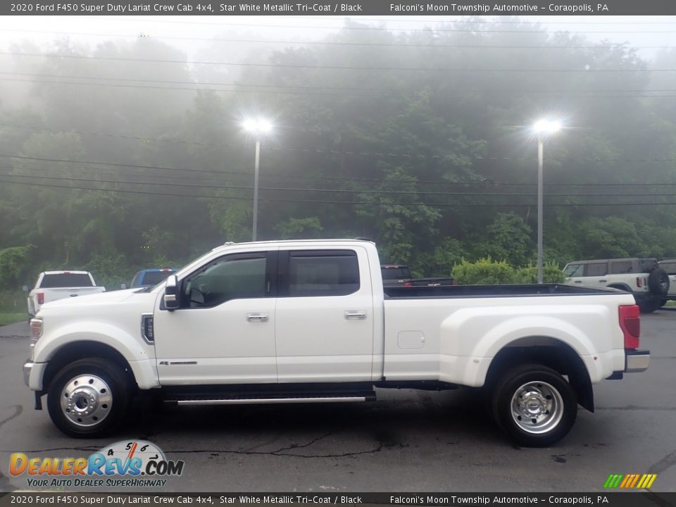 Star White Metallic Tri-Coat 2020 Ford F450 Super Duty Lariat Crew Cab 4x4 Photo #5