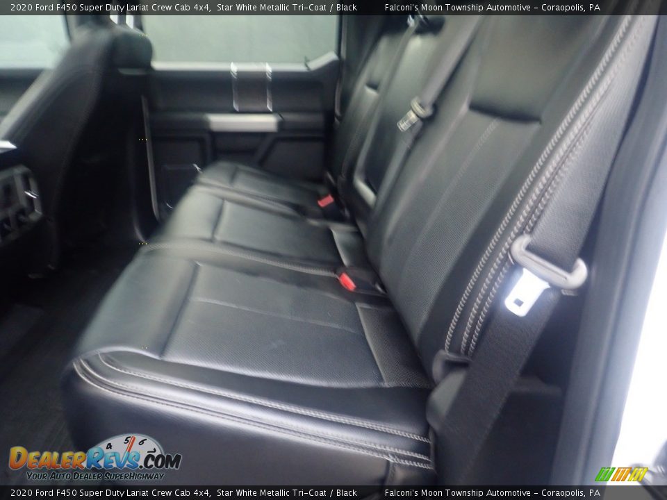 Rear Seat of 2020 Ford F450 Super Duty Lariat Crew Cab 4x4 Photo #19