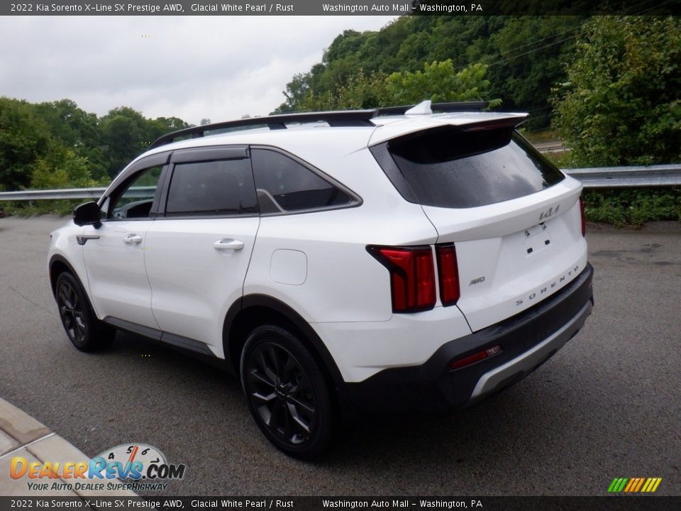 2022 Kia Sorento X-Line SX Prestige AWD Glacial White Pearl / Rust Photo #15