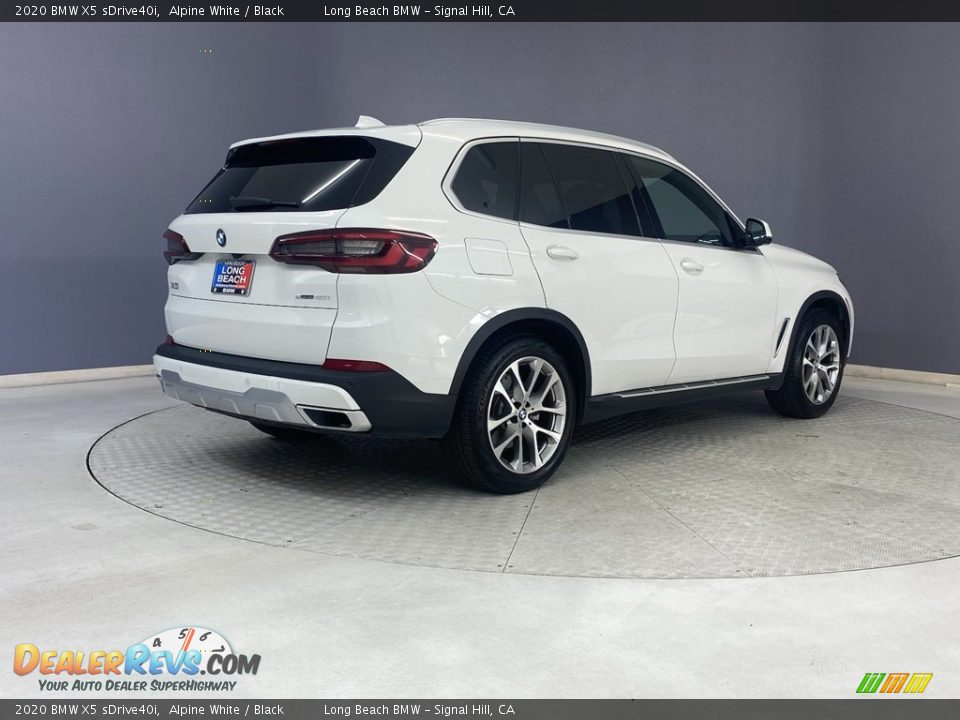 2020 BMW X5 sDrive40i Alpine White / Black Photo #5