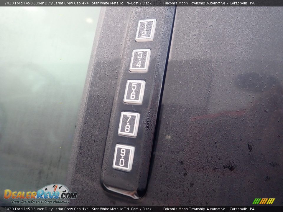 2020 Ford F450 Super Duty Lariat Crew Cab 4x4 Star White Metallic Tri-Coat / Black Photo #25