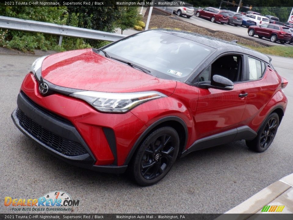 2021 Toyota C-HR Nightshade Supersonic Red / Black Photo #11