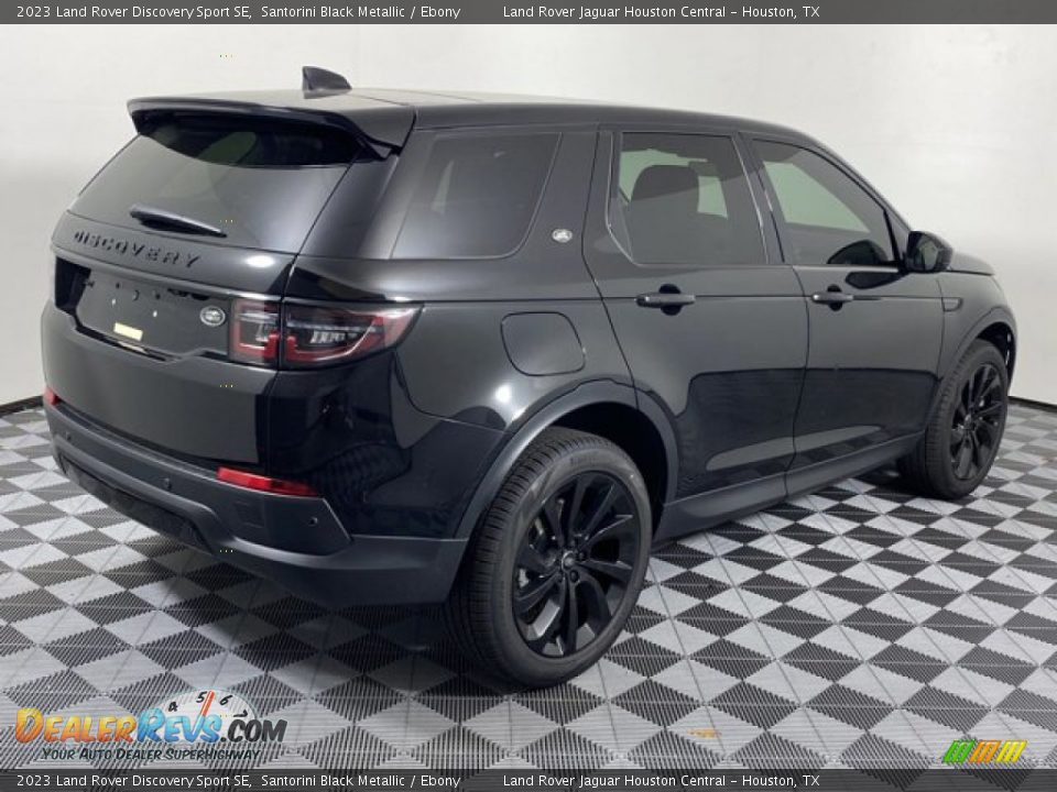 2023 Land Rover Discovery Sport SE Santorini Black Metallic / Ebony Photo #2