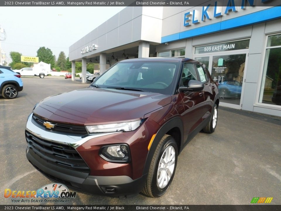 2023 Chevrolet TrailBlazer LS AWD Mahogany Red Metallic / Jet Black Photo #3