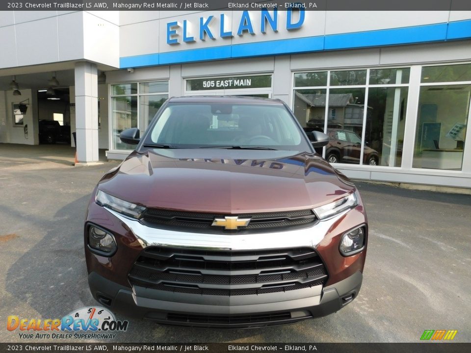 2023 Chevrolet TrailBlazer LS AWD Mahogany Red Metallic / Jet Black Photo #4