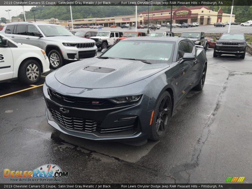 2019 Chevrolet Camaro SS Coupe Satin Steel Gray Metallic / Jet Black Photo #1