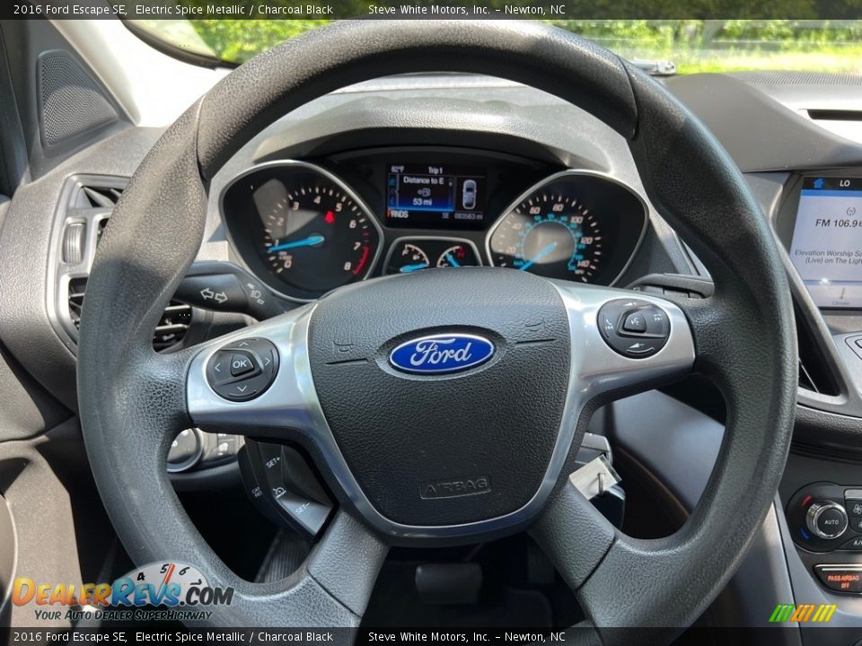 2016 Ford Escape SE Steering Wheel Photo #17