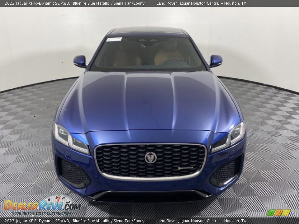 2023 Jaguar XF R-Dynamic SE AWD Bluefire Blue Metallic / Siena Tan/Ebony Photo #8