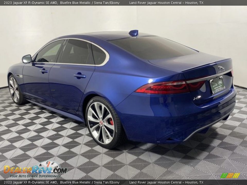 2023 Jaguar XF R-Dynamic SE AWD Bluefire Blue Metallic / Siena Tan/Ebony Photo #10