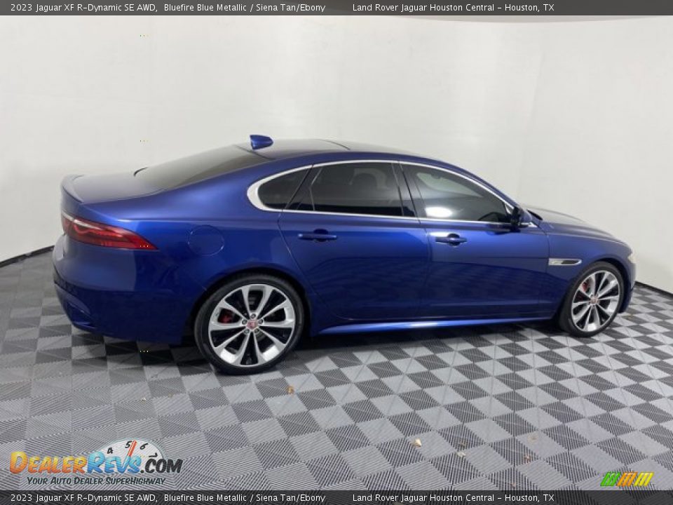 2023 Jaguar XF R-Dynamic SE AWD Bluefire Blue Metallic / Siena Tan/Ebony Photo #11