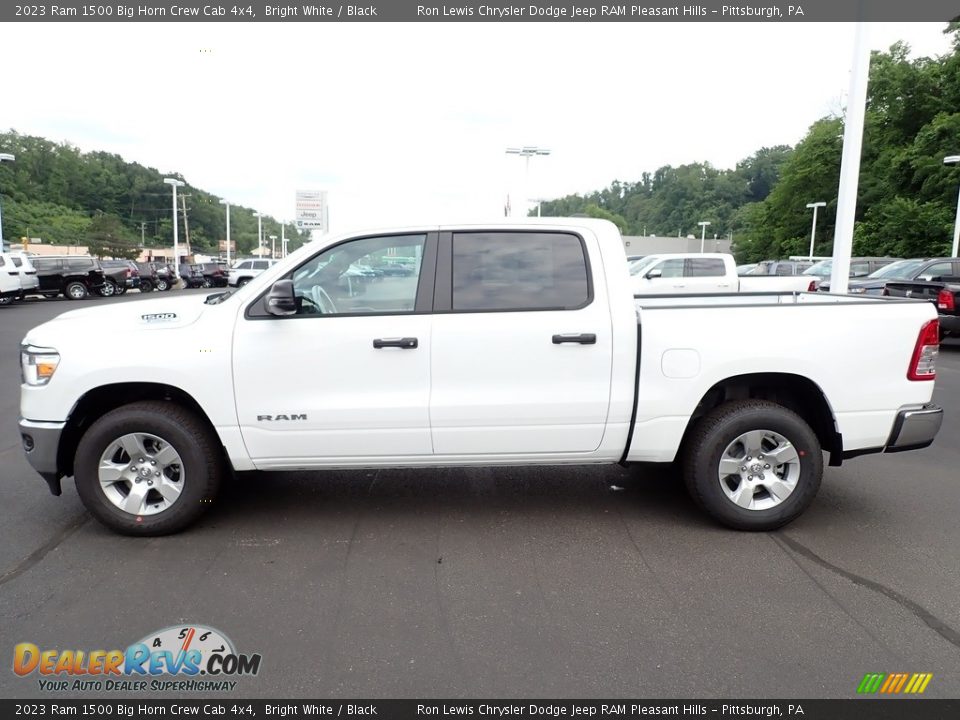 2023 Ram 1500 Big Horn Crew Cab 4x4 Bright White / Black Photo #2