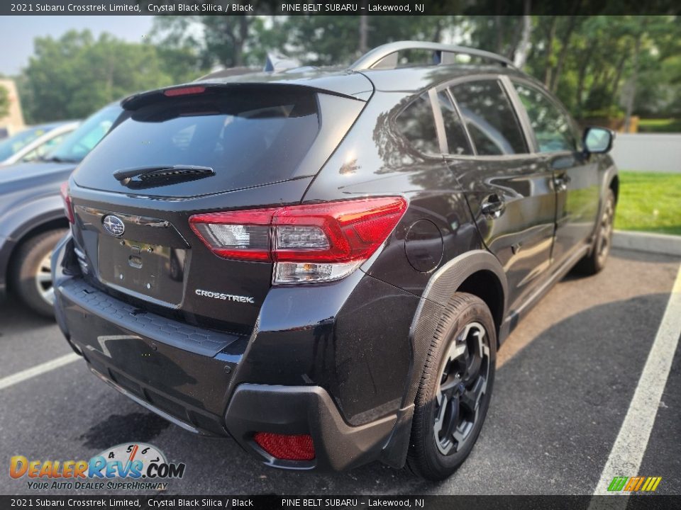 2021 Subaru Crosstrek Limited Crystal Black Silica / Black Photo #3