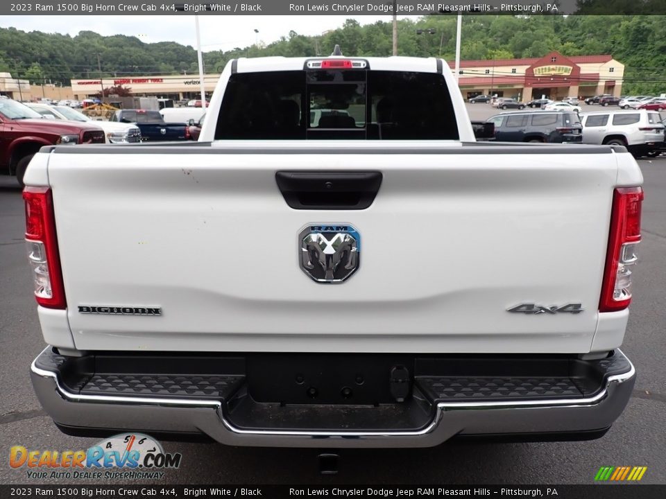 2023 Ram 1500 Big Horn Crew Cab 4x4 Bright White / Black Photo #4