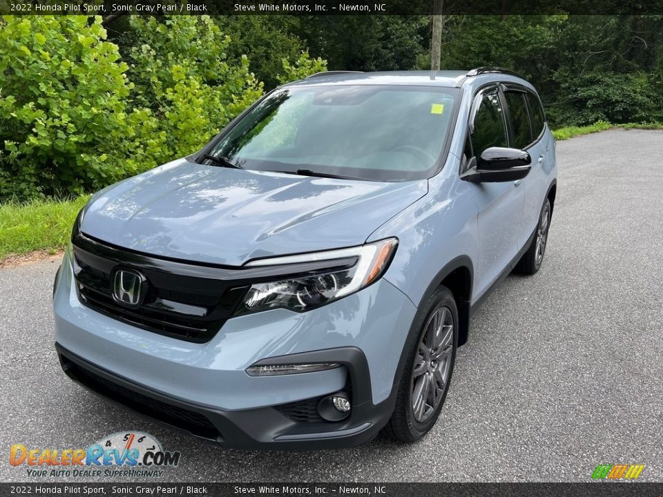 2022 Honda Pilot Sport Sonic Gray Pearl / Black Photo #3