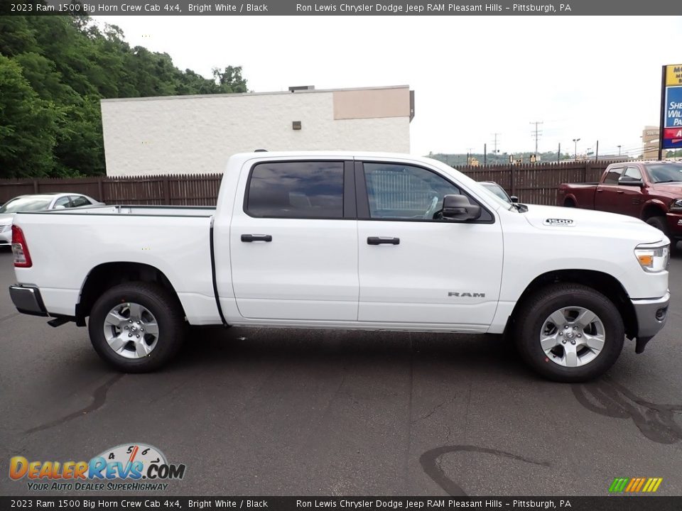 2023 Ram 1500 Big Horn Crew Cab 4x4 Bright White / Black Photo #8