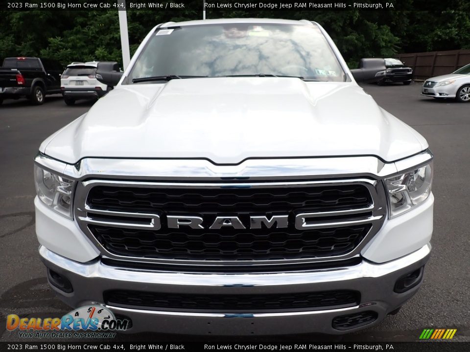 2023 Ram 1500 Big Horn Crew Cab 4x4 Bright White / Black Photo #10