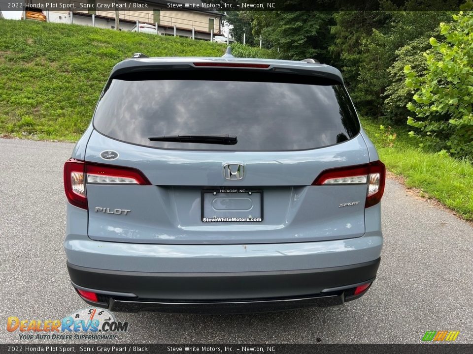 2022 Honda Pilot Sport Sonic Gray Pearl / Black Photo #8