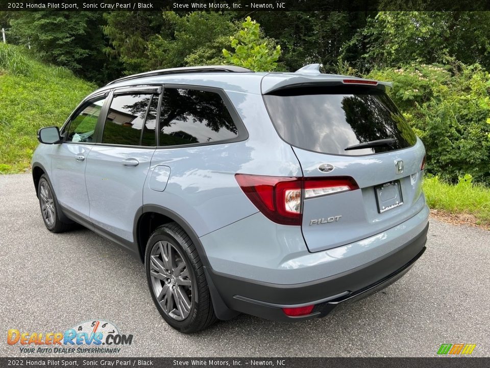 2022 Honda Pilot Sport Sonic Gray Pearl / Black Photo #9