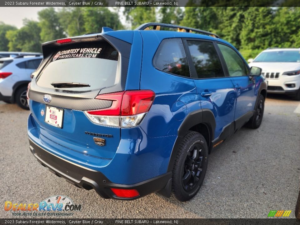 2023 Subaru Forester Wilderness Geyser Blue / Gray Photo #3