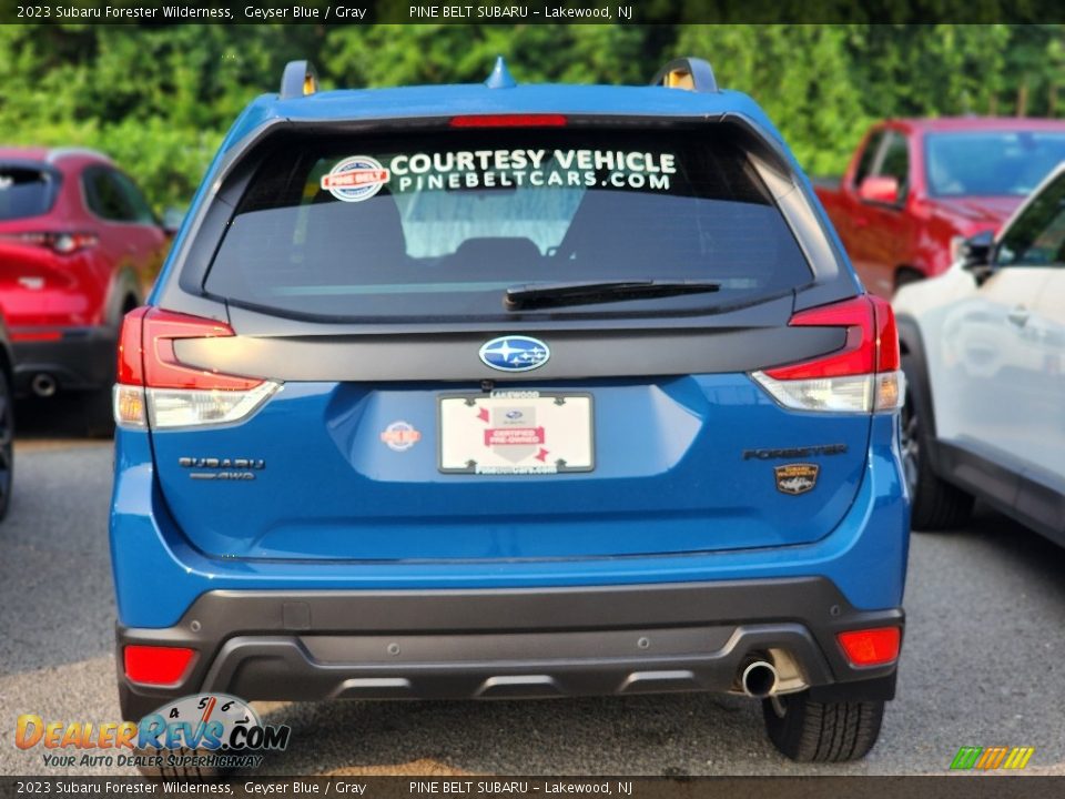 2023 Subaru Forester Wilderness Geyser Blue / Gray Photo #4